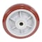 Vestil Polypropylene Wheel 10x2.5 Maroon WHL-PP-10X2.5 - alternate 3